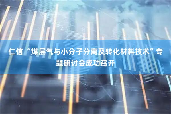 仁信 “煤层气与小分子分离及转化材料技术”专题研讨会成功召开