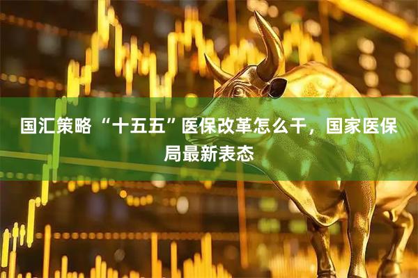 国汇策略 “十五五”医保改革怎么干，国家医保局最新表态